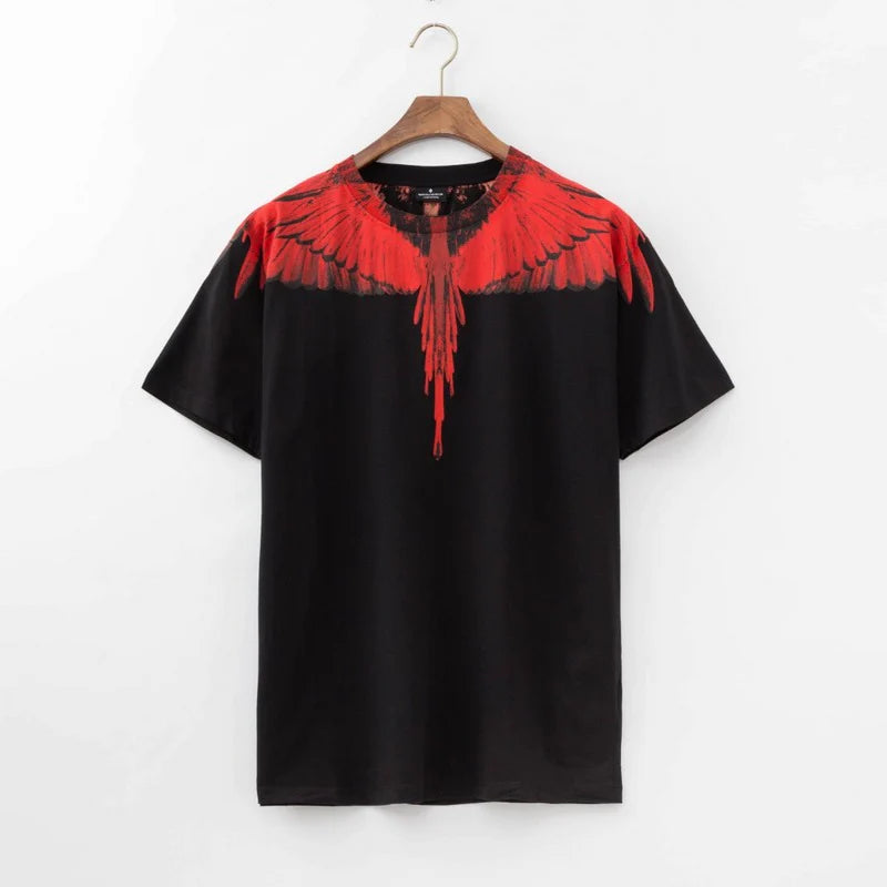Marcelo Burlon - majica kratki rukav - black red
