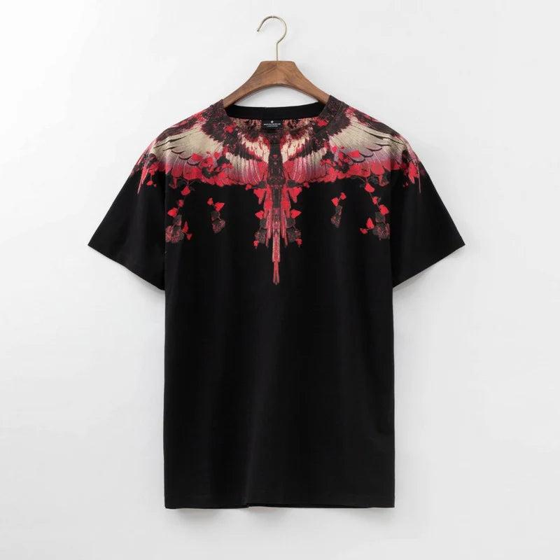 Marcelo Burlon - majica kratki rukav - black red