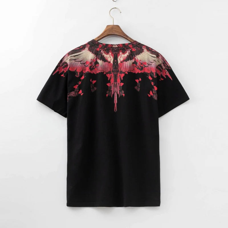 Marcelo Burlon - majica kratki rukav - black red