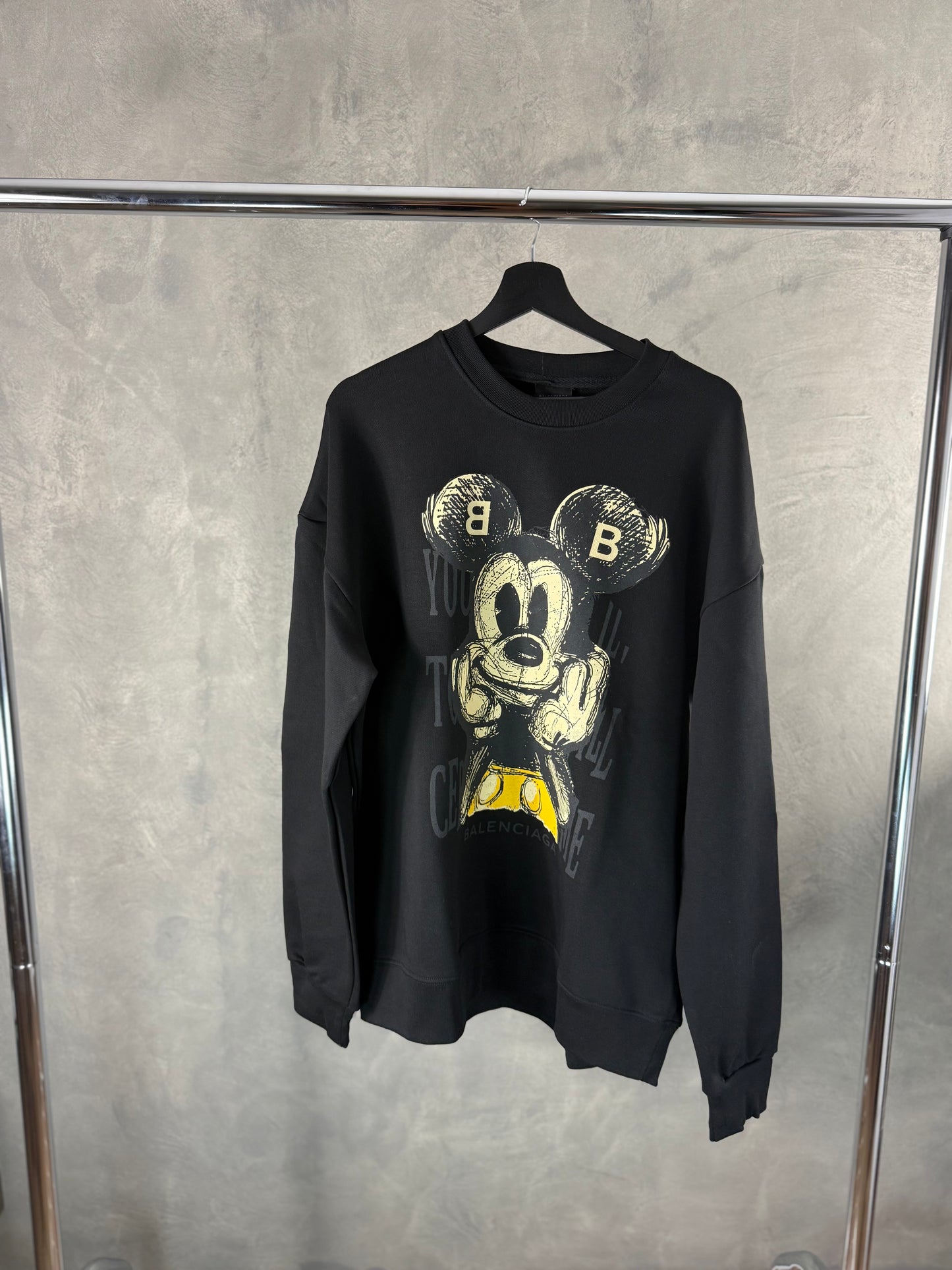 Balenciaga logo Black Shirt
