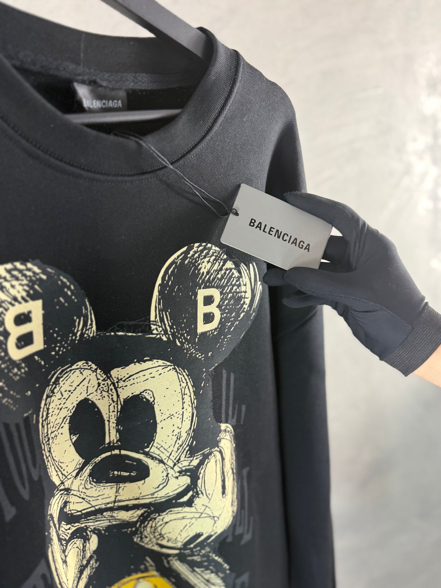 Balenciaga logo Black Shirt